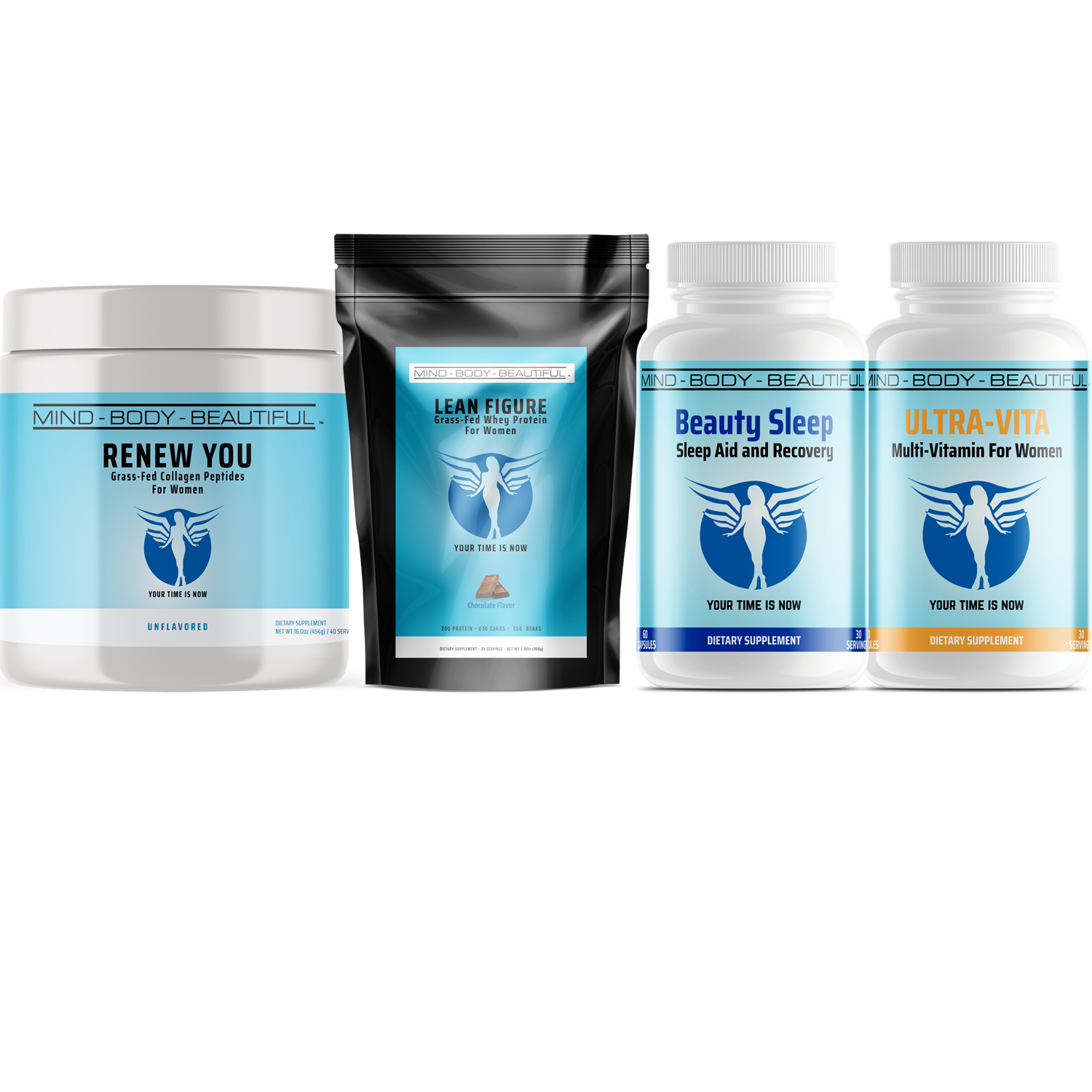 Rejuvinate Bundle - (Lean Figure, Renew You Collagen, Ultra Vita, Beauty Sleep)  *** Save $16.80 with Bundling