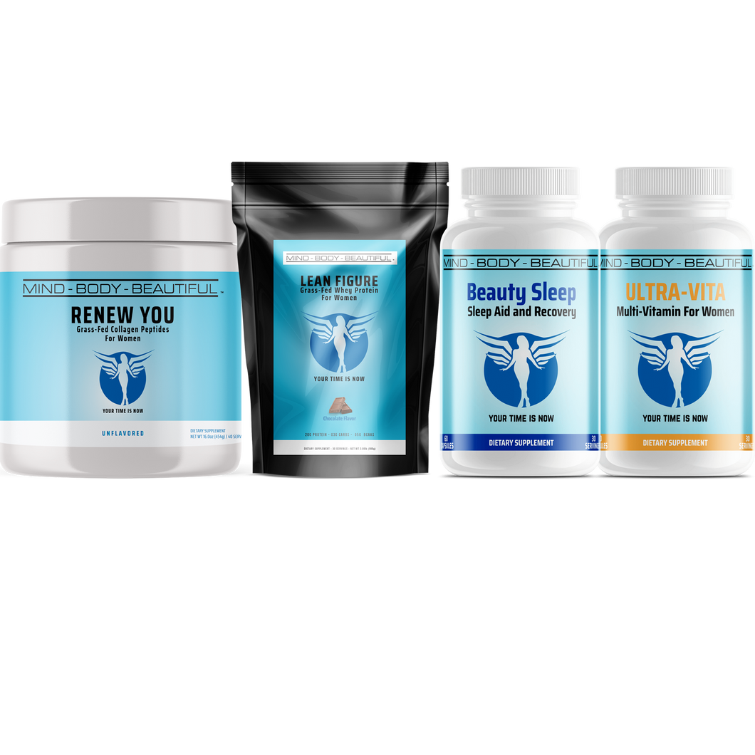 Rejuvinate Bundle - (Lean Figure, Renew You Collagen, Ultra Vita, Beauty Sleep)  *** Save $16.80 with Bundling